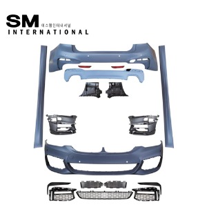 BMW 5시리즈 G30 엠텍 엠패키지 스타일 바디킷 세트 (프론트범퍼, 리어범퍼, 사이드스커트 스컷, 디퓨져 / 2018-2020년 적용)
