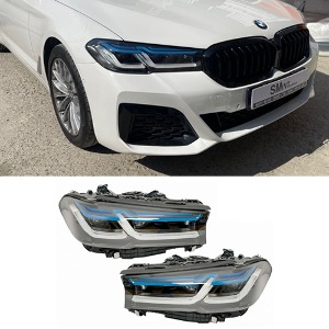 구조변경가능) BMW 5시리즈 G30 LCI 스타일 신형개조 레이저룩 헤드램프